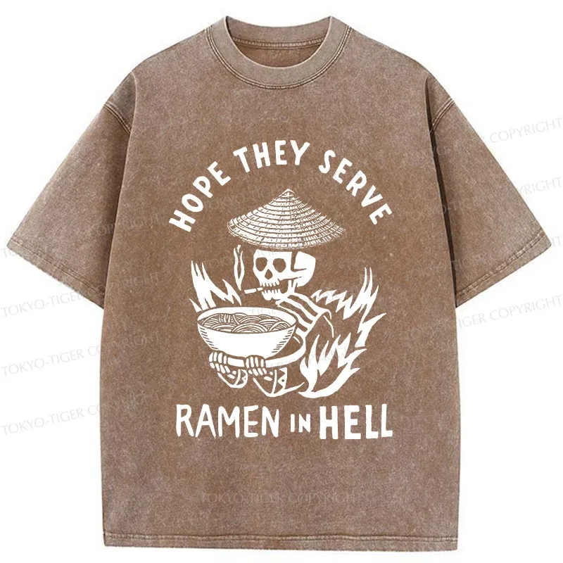 Tokyo-Tiger Hell Ramen Washed T-Shirt