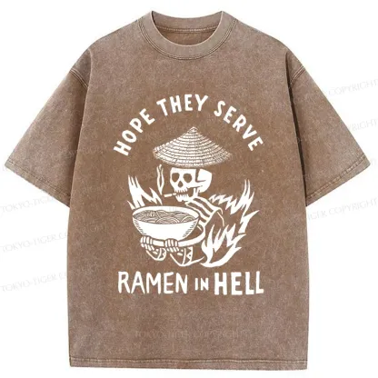 Tokyo-Tiger Hell Ramen Washed T-Shirt