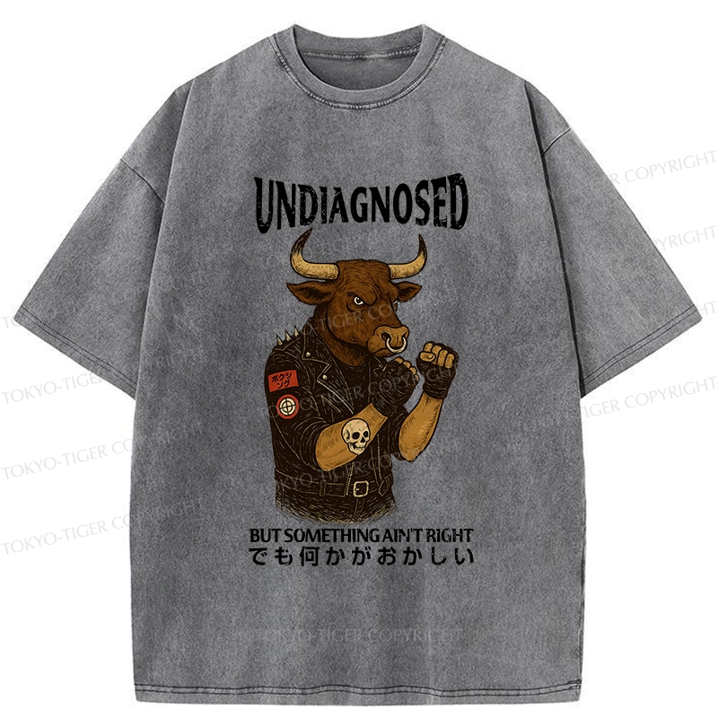 Tokyo-Tiger Undiagnosed But Something Ain't Right Washed T-Shirt