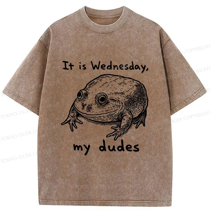 Tokyo-Tiger Wednesday Frog Washed T-Shirt
