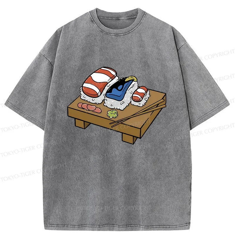 Tokyo-Tiger Fish's Fate Washed T-Shirt