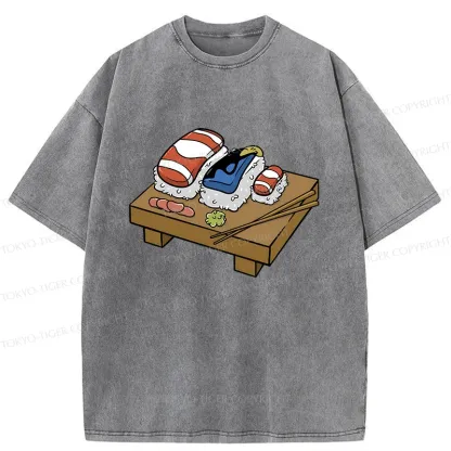 Tokyo-Tiger Fish's Fate Washed T-Shirt