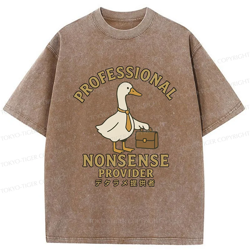 Tokyo-Tiger Professional Goose Washed T-Shirt