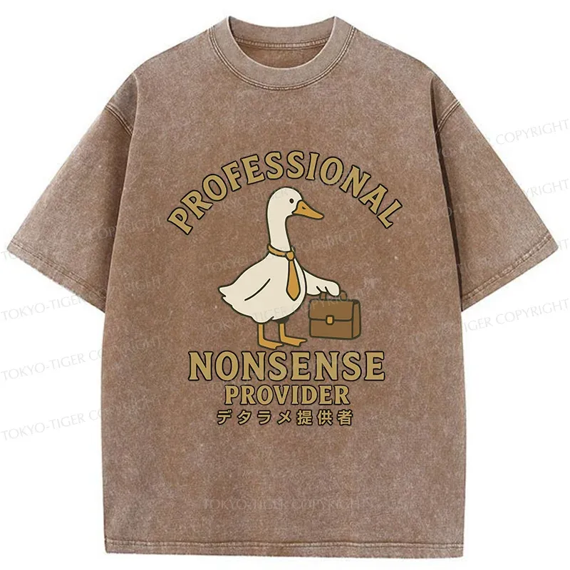 Tokyo-Tiger Professional Goose Washed T-Shirt