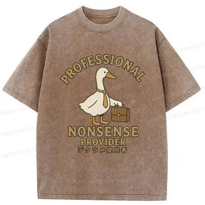 Tokyo-Tiger Professional Goose Washed T-Shirt