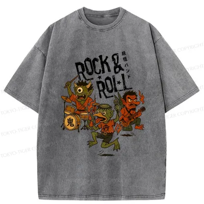 Tokyo-Tiger Yokai Band Washed T-Shirt