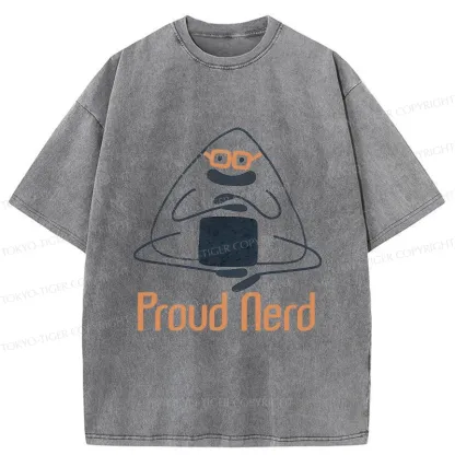 Tokyo-Tiger Onigiri Nerd Washed T-Shirt