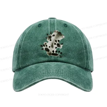 Tokyo-Tiger Ink Painting Frog Washed Cap