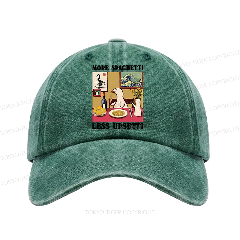Tokyo-Tiger More Spaghetti Less Upsetti Goose Washed Cap