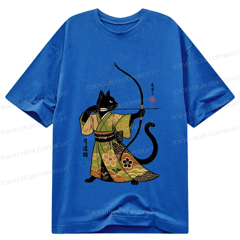Tokyo-Tiger Japan Cat Archery Classic T-Shirt Sale