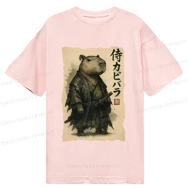 Tokyo-Tiger Capybara Samurai Classic T-Shirt