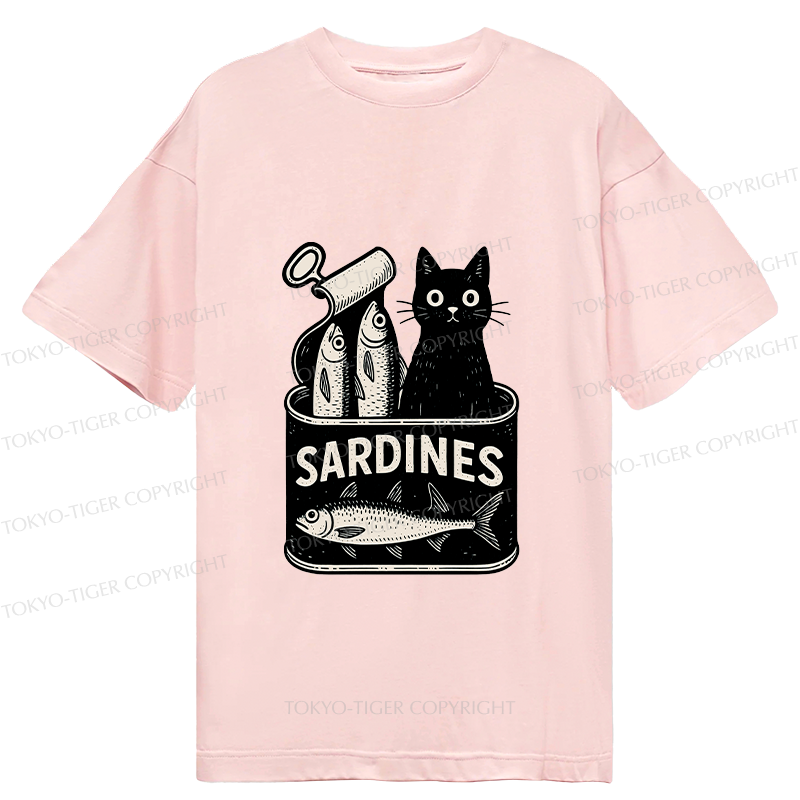 Tokyo-Tiger Cat And Canned Fish Classic T-Shirt