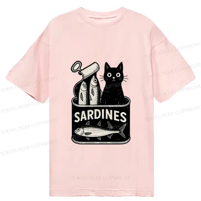 Tokyo-Tiger Cat And Canned Fish Classic T-Shirt