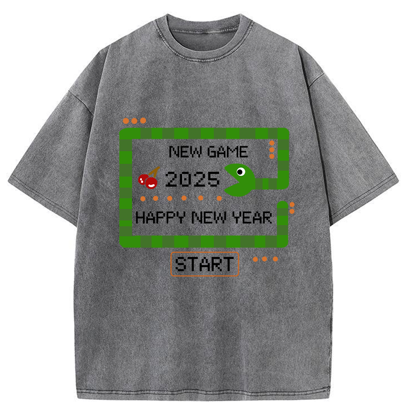 Tokyo-Tiger 2025 Happy New Year Washed T-Shirt