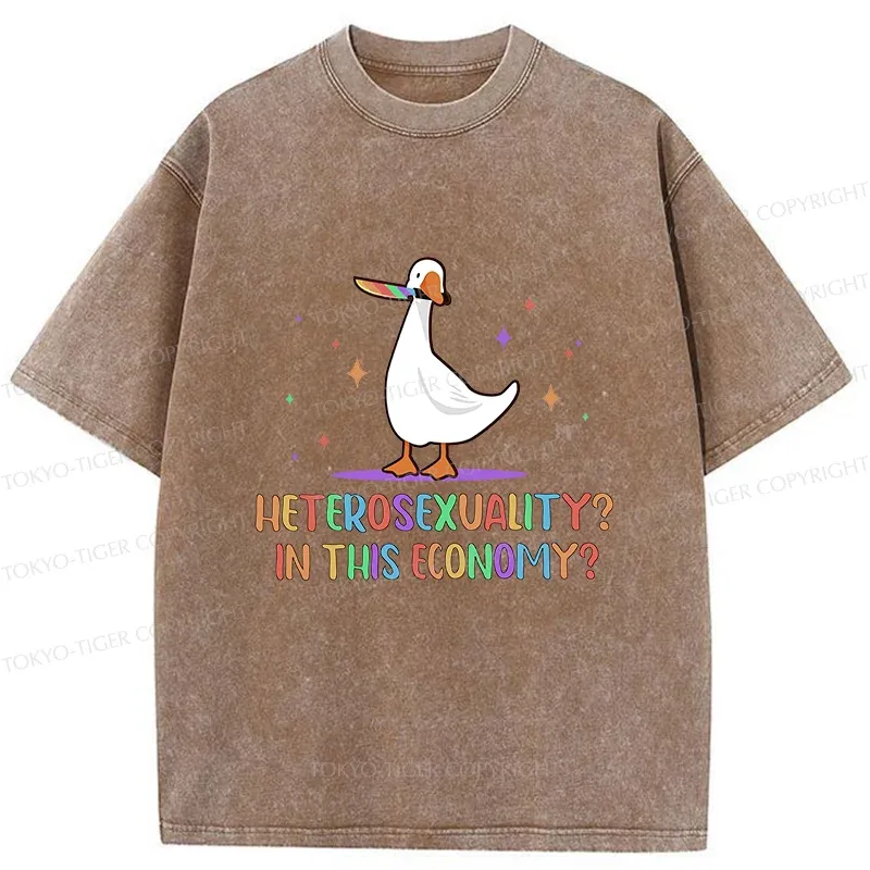 Tokyo-Tiger Interesting Goose Washed T-Shirt