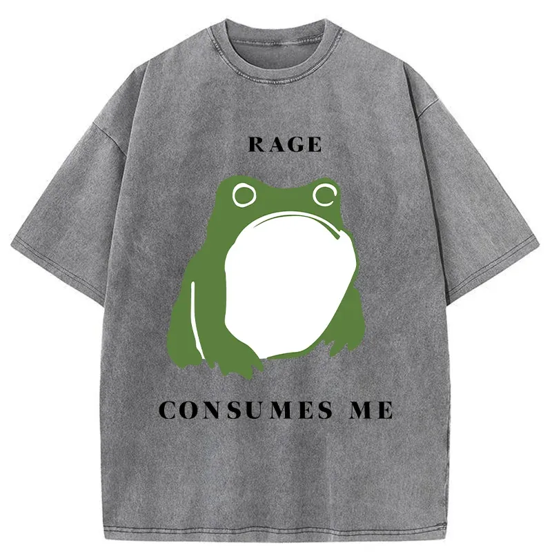 Tokyo-Tiger Rage Consumes Me Washed T-Shirt