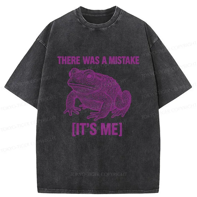 Tokyo-Tiger Mistake Frog Washed T-Shirt