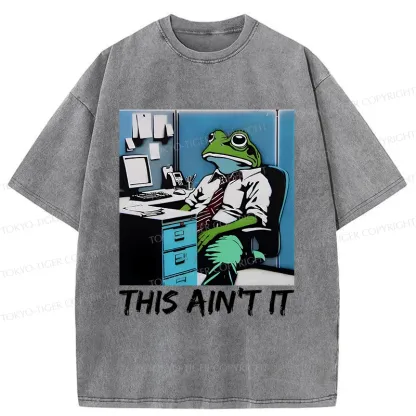 Tokyo-Tiger Working Frog Washed T-Shirt