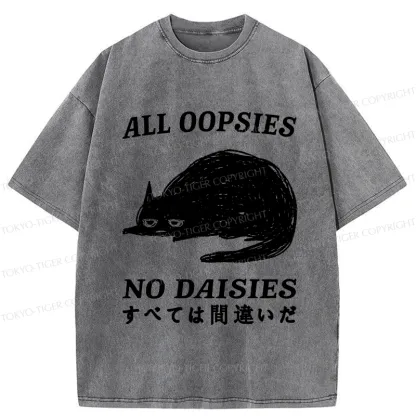 Tokyo-Tiger All Oopsies No Daisies Washed T-Shirt