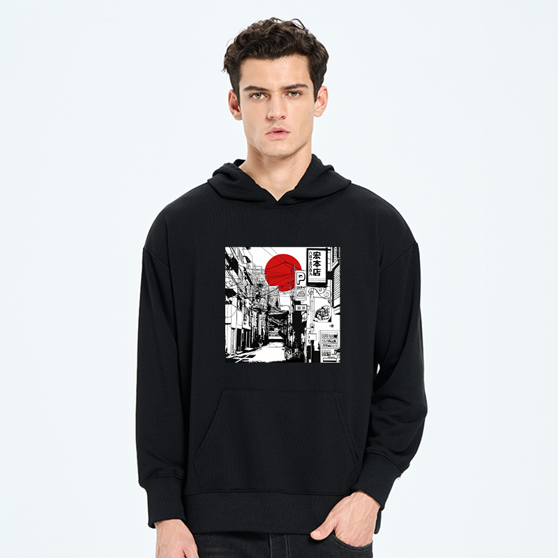 Tokyo-Tiger Sunrise On The Street Classic Hoodie