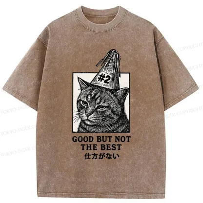 Tokyo-Tiger Second Place Cat Washed T-Shirt