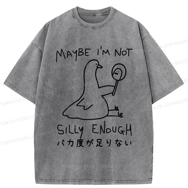 Tokyo-Tiger Not So Smart Goose Washed T-Shirt