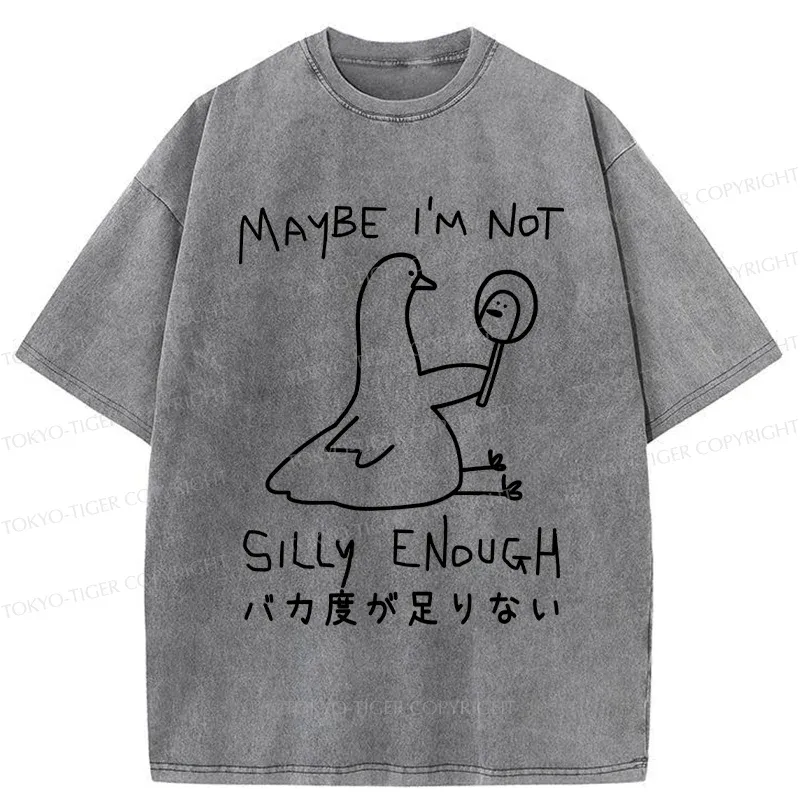 Tokyo-Tiger Not So Smart Goose Washed T-Shirt