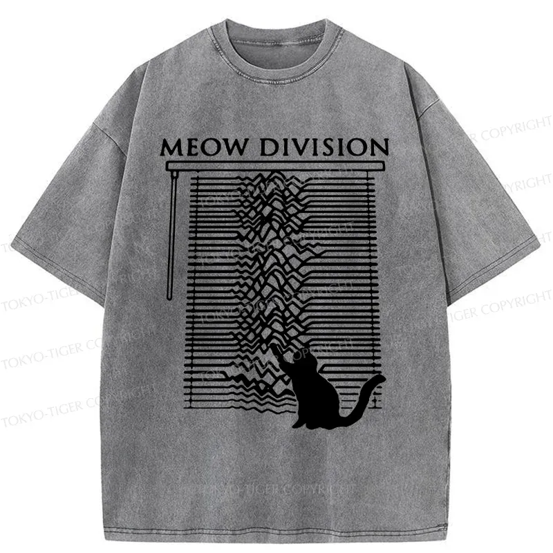 Tokyo-Tiger MEOW Music Washed T-Shirt