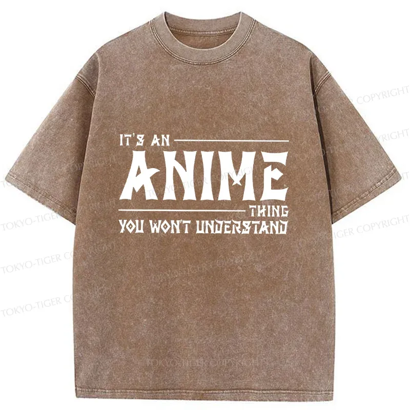 Tokyo-Tiger Interesting Anime Things Washed T-Shirt
