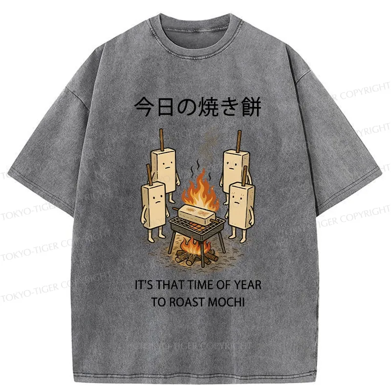 Tokyo-Tiger Today's Roast Mochi Washed T-Shirt