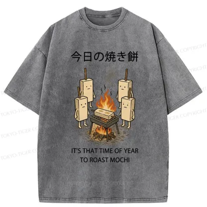 Tokyo-Tiger Today's Roast Mochi Washed T-Shirt