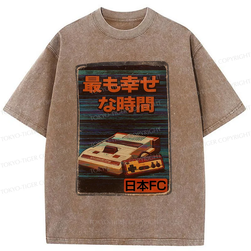 Tokyo-Tiger Vintage Japanese Items Washed T-Shirt