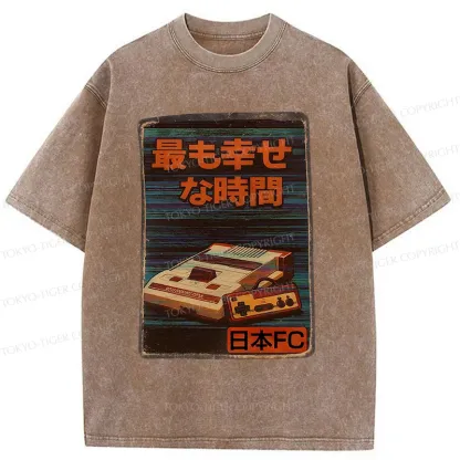Tokyo-Tiger Vintage Japanese Items Washed T-Shirt