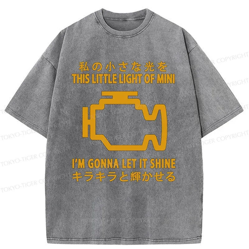 Tokyo-Tiger Glowing Fault Light Washed T-Shirt