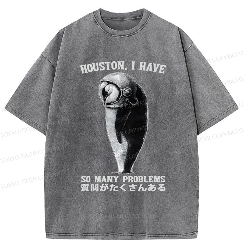 Tokyo-Tiger I Have So Many Problems Washed T-Shirt