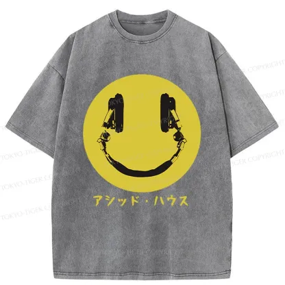 Tokyo-Tiger House Music Washed T-Shirt