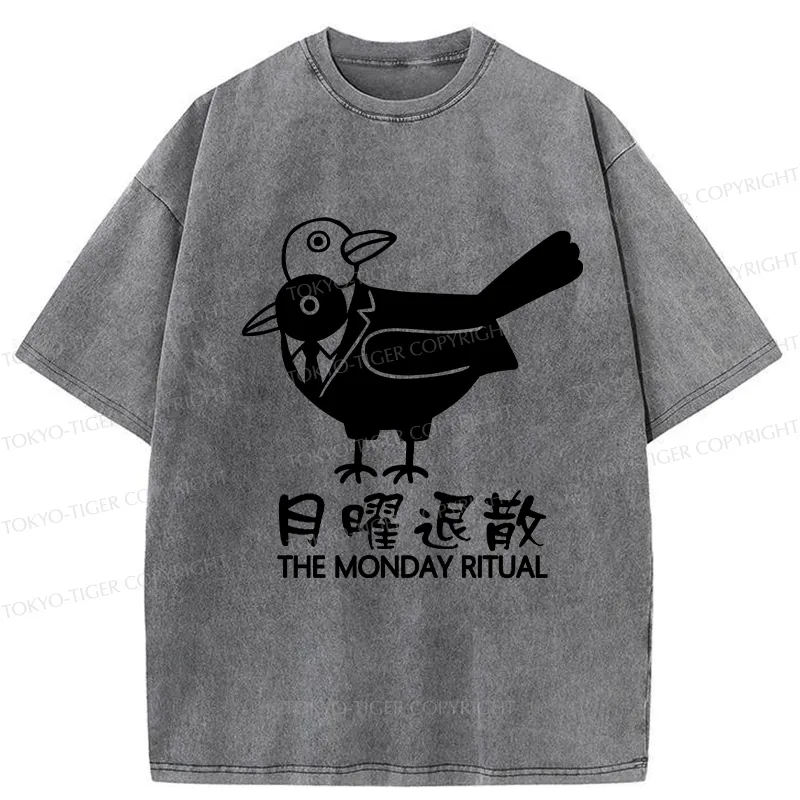 Tokyo-Tiger The Monday Ritual Washed T-Shirt