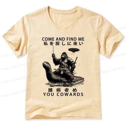 Tokyo-Tiger Can You Find Us V-Neck Classic T-Shirt