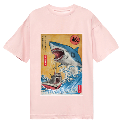 Tokyo-Tiger Ukiyoe Shark Japan Classic T-Shirt