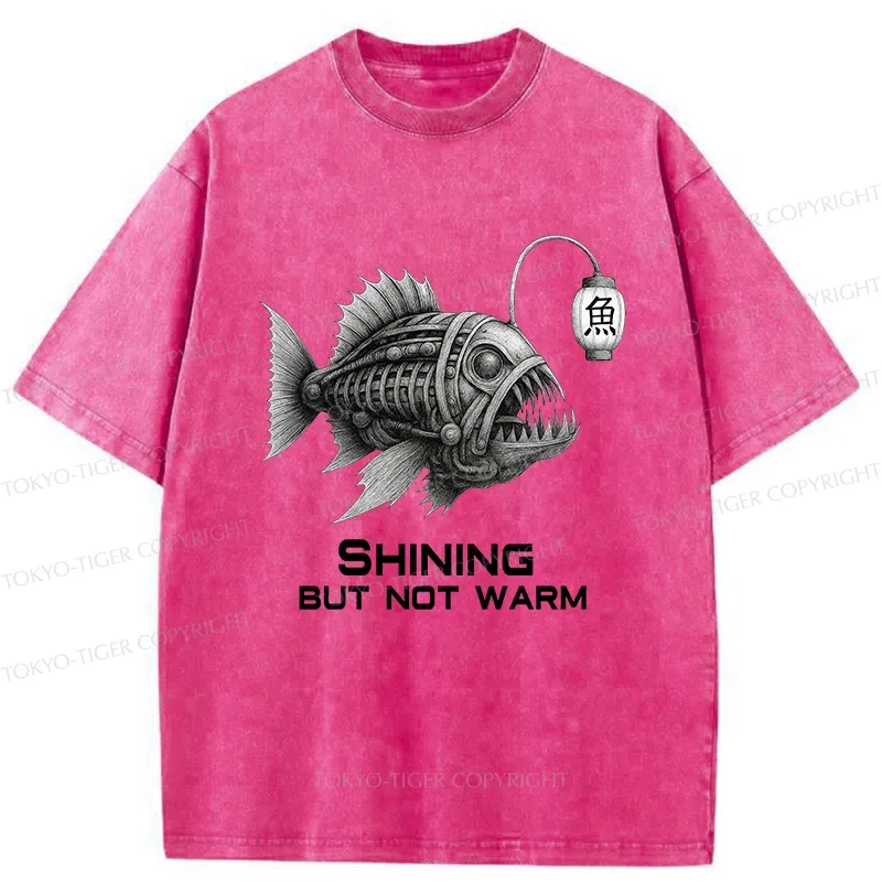 Tokyo-Tiger Shining But Not Warm Washed T-Shirt