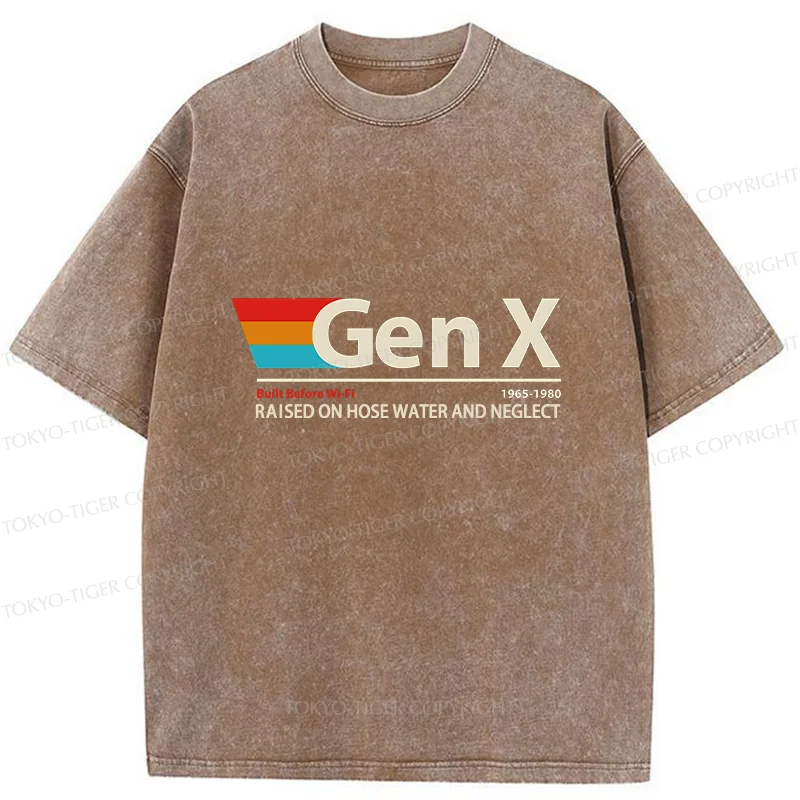 Tokyo-Tiger Funny X Era Washed T-Shirt