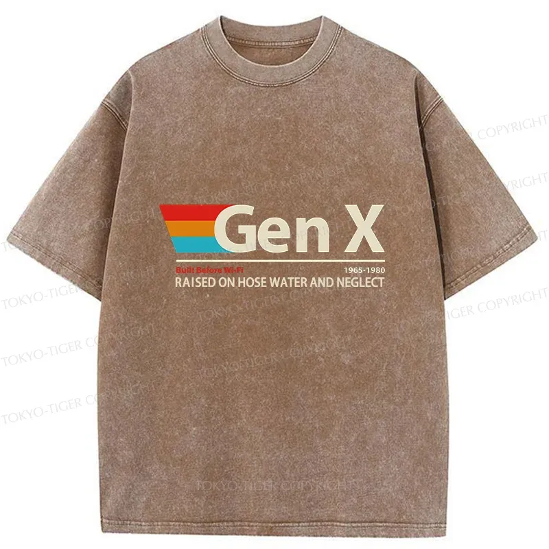 Tokyo-Tiger Funny X Era Washed T-Shirt