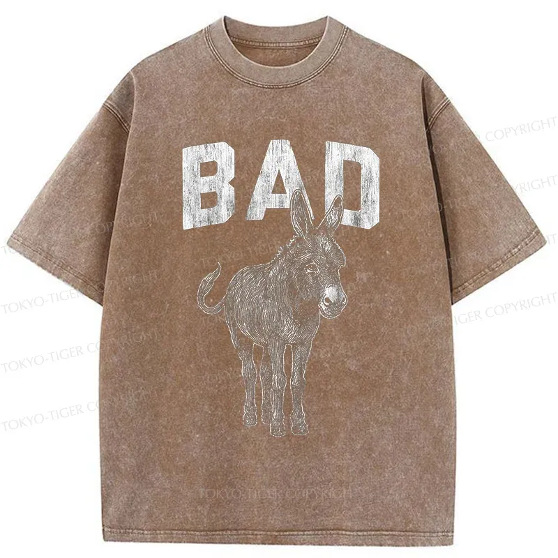 Tokyo-Tiger Bad Ass Washed T-Shirt