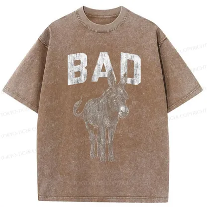Tokyo-Tiger Bad Ass Washed T-Shirt