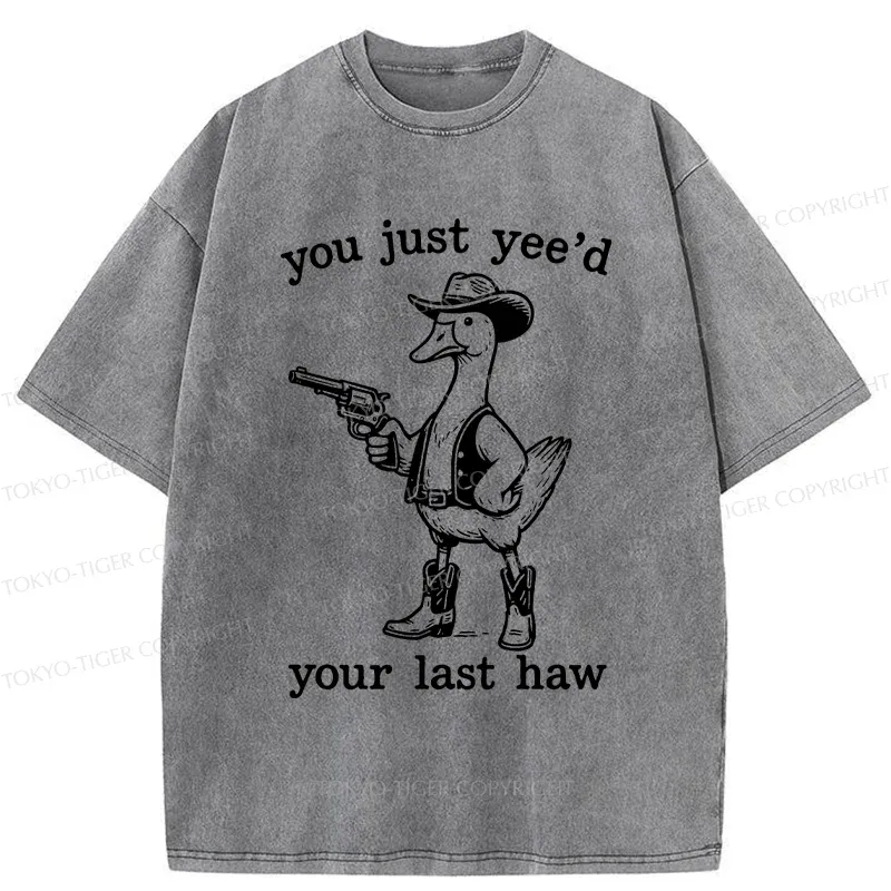 Tokyo-Tiger Handsome Goose Washed T-Shirt