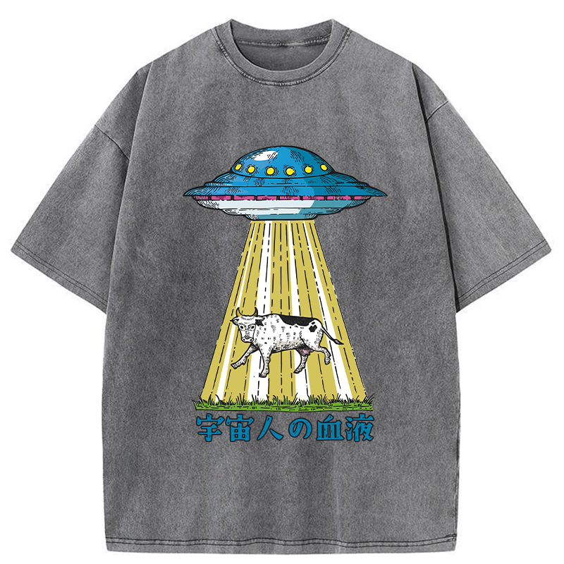 Tokyo-Tiger Alien Blood Washed T-Shirt