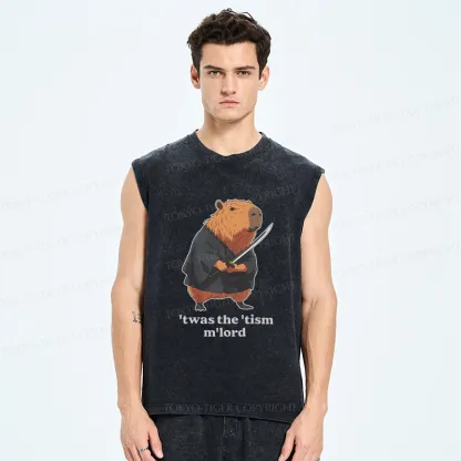 Tokyo-Tiger Focused Samurai Capybara Washed Tank