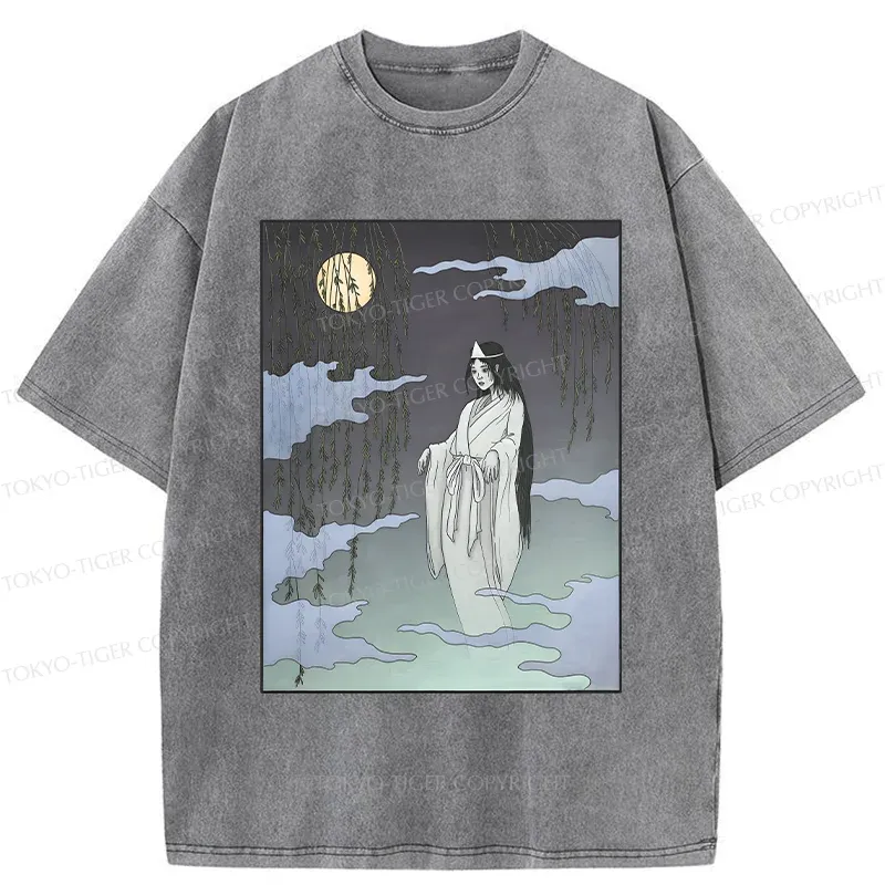 Tokyo-Tiger Japanese Ghost Washed T-Shirt