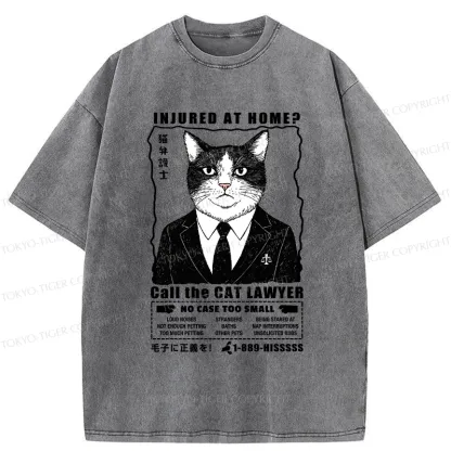 Tokyo-Tiger Get Justice Fur Real Washed T-Shirt