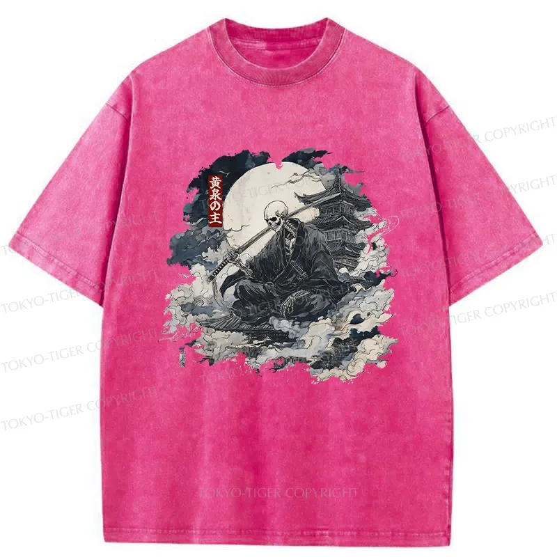 Tokyo-Tiger Lord Of The Underworld Washed T-Shirt